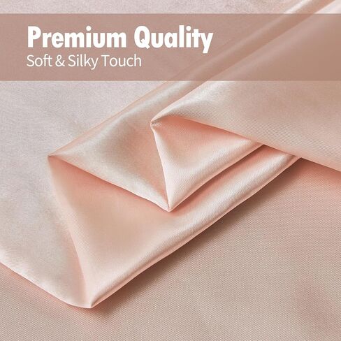 Fremium Satin Fabric - ساتان ناعم ومتلألئ ، 58 بوصة | مثالي لفساتين الزفاف ، والزخارف ، والحرف | جودة متميزة ، لمسة ناعمة وحريرية | تباع بواسطة الفناء (الأسود ، ساحة واحدة) in Saudi Arabia