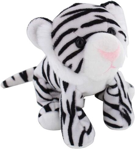 Plushland Brown Tiger Sitting 8" Stuffed Toys Plush Super Soft Winter Holiday (Brown) in Saudi Arabia