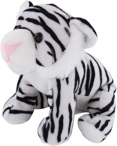 Plushland Brown Tiger Sitting 8" Stuffed Toys Plush Super Soft Winter Holiday (Brown) in Saudi Arabia