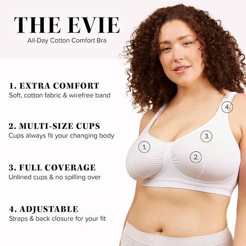 LEADING LADY The Evie - All-Day Cotton Comfort Bra. in Kuwait