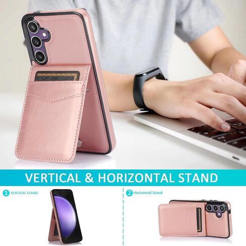 ASUWISH PHONE CASE لـ Samsung Galaxy S23 Fe Gaxaly S 23 Fe 5G مع حامي شاشة الزجاج المحفظة حامل بطاقة الائتمان محفظة محفظة محفظة سعة خلية جلدية S23FE5G S23FE 23S G5 الرجال الأزرق in Saudi Arabia