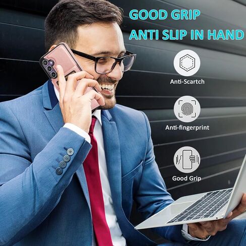 ASUWISH PHONE CASE لـ Samsung Galaxy S23 Fe Gaxaly S 23 Fe 5G مع حامي شاشة الزجاج المحفظة حامل بطاقة الائتمان محفظة محفظة محفظة سعة خلية جلدية S23FE5G S23FE 23S G5 الرجال الأزرق in Saudi Arabia