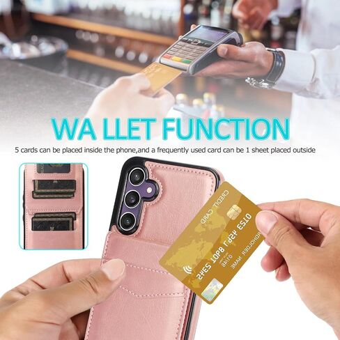 ASUWISH PHONE CASE لـ Samsung Galaxy S23 Fe Gaxaly S 23 Fe 5G مع حامي شاشة الزجاج المحفظة حامل بطاقة الائتمان محفظة محفظة محفظة سعة خلية جلدية S23FE5G S23FE 23S G5 الرجال الأزرق in Saudi Arabia