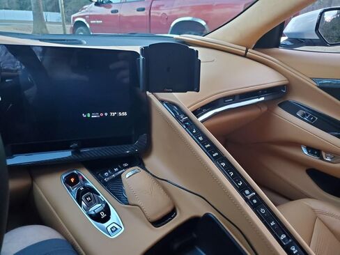 Genuine Carbon Fiber Dashboard Strip Trim for Corvette C8 Z51 Z06 ZR1 Coupe Convertible 2020 2021 2022 2023 2024, Central Console Dash Board Cover (Black Carbon Dashboard Panel Trim) in Kuwait