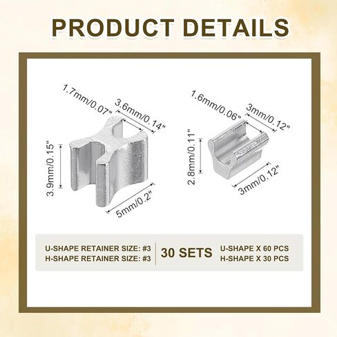 uxcell 30set Zipper Slider Retainers kits ، #5 النحاس من أعلى وأسفل سدادة مغلقة سوستة مغلقة للمعاطف أكياس سلبس إصلاح البديل ، الأسود ، in Kuwait