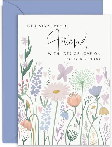 Old English Co. Birthday Card For Nana - Butterfly Hearts Flower Birthday Card for Her - Cute Birthday Card for Nan from Grandson Granddaughter - Birthday Cards for Her | Blank Inside with Envelope in Saudi Arabia
