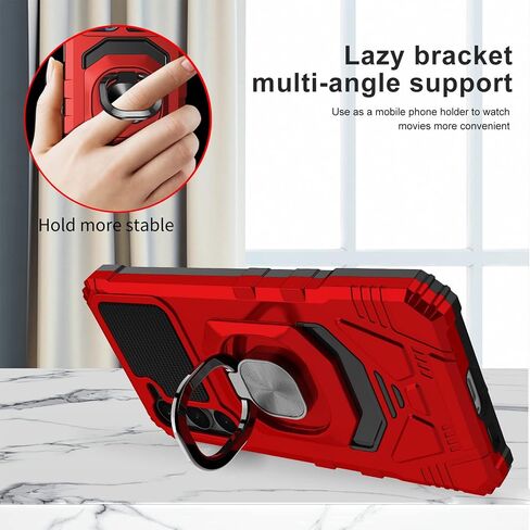 Ailiber for Samsung Galaxy S25 Cell Phone Case, Galaxy S25 5G Case with Screen Protector, Ring Kickstand for Magnetic Car Mount, Rugged Shockproof Heavy Duty Cover Case-Purple in Saudi Arabia