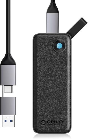 ORICO 256GB External SSD, Up to 1050MB/s, Compact with 2 in 1 USB C & A Cable, External Solid State Drives, Reliable Storage for USB C Smartphone, Tablet, PC - B10PRO in Saudi Arabia