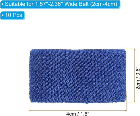 PATIKIL Elastic Belt Keepers Strap Organizers Web Belt Loop Stays, in Kuwait