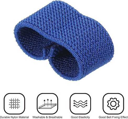 PATIKIL Elastic Belt Keepers Strap Organizers Web Belt Loop Stays, in Kuwait