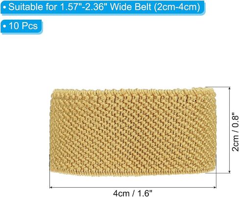 PATIKIL Elastic Belt Keepers Strap Organizers Web Belt Loop Stays, in Kuwait