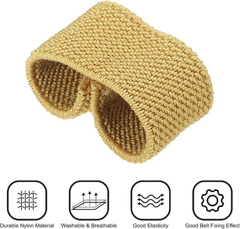 PATIKIL Elastic Belt Keepers Strap Organizers Web Belt Loop Stays, in Kuwait