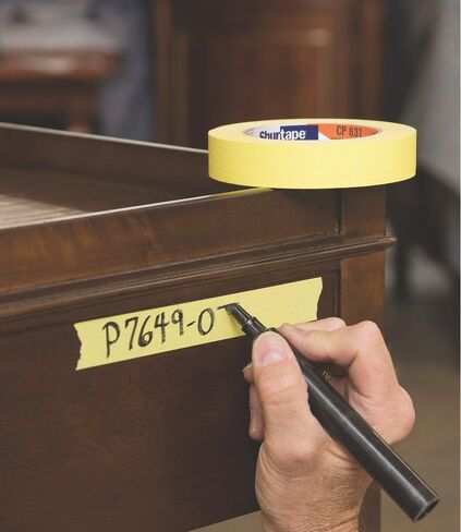 Shurtape CP 631 General Guff Grade ، شريط تقنيع ملون متوسطة عالية ، وضع علامات على الإبعاد الاجتماعي ، 24 مم × 55 مترًا ، أزرق فاتح ، 36 لفات (164309) in Kuwait