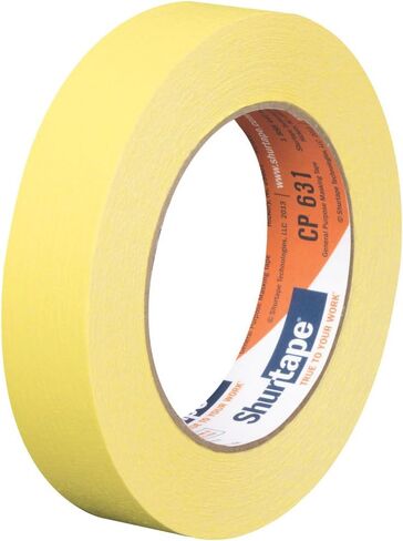 Shurtape CP 631 General Guff Grade ، شريط تقنيع ملون متوسطة عالية ، وضع علامات على الإبعاد الاجتماعي ، 24 مم × 55 مترًا ، أزرق فاتح ، 36 لفات (164309) in Kuwait