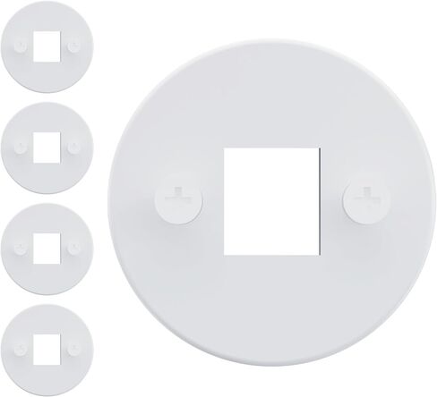 MINI 1 Port Keystone Wall Plate ، لوحة حائط Keystone ، لوحة حائط Keystone Jack ، لوحة Keystone Mini 1 منفذ ، لوحة حائط Keystone لموصلات Keystone (10 حزمة) in Kuwait