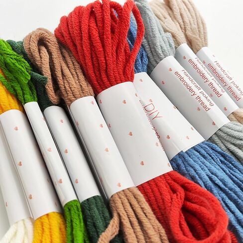 Howie's Needlepoint Punch Needle Kit for Beginners, DIY Cartoon Punch Needle Kits Embroidery Kits with Yarns, Tools and Instructions, Creative Craft Home Decor(Seaside-Summer Beach, 8" diameters) in Kuwait