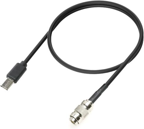 Alvin's Cables Tentacle Timecode Cable for Sony FX3| FX30| A7S3| A1 Camera, Locking 3.5mm TRS to Micro USB Timecode Cable for Deity TC-1, Tentacle SYNC E Timecode Generator 35cm| 13.8in in Kuwait