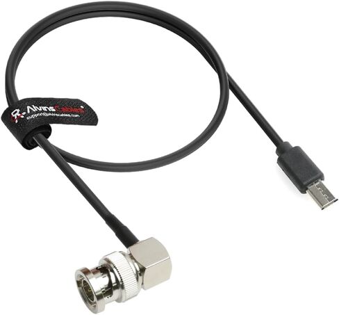 Alvin's Cables Tentacle Timecode Cable for Sony FX3| FX30| A7S3| A1 Camera, Locking 3.5mm TRS to Micro USB Timecode Cable for Deity TC-1, Tentacle SYNC E Timecode Generator 35cm| 13.8in in Kuwait