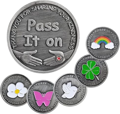 Kindness Coins Token of Appreciation Kindness Pass It On Thank You Gifts Set of 5 in Kuwait