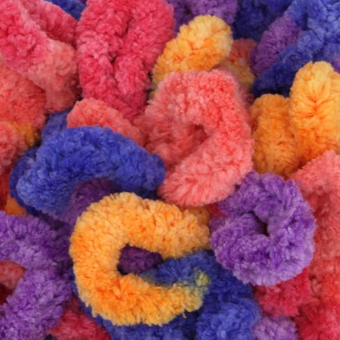 JubileeYarn Fun Finger Loops Yarn - Jumbo Polyester - 100g/Skein - Euphorie - 3 Skeins in Saudi Arabia