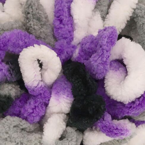 JubileeYarn Fun Finger Loops Yarn - Jumbo Polyester - 100g/Skein - Euphorie - 3 Skeins in Saudi Arabia