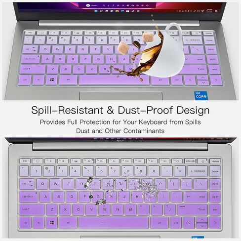 Keyboard Cover for 2023 HP Envy 2-in-1 14" 14t-es000 14-es0013dx 14-es0033dx, HP 14" Laptop 14-ep 14-em 14t-ep000 14z-em000 14-ep000 14-ep0097nr 14-ep0145cl 14-em0047nr Keyboard Skin, Hot Pink in Kuwait