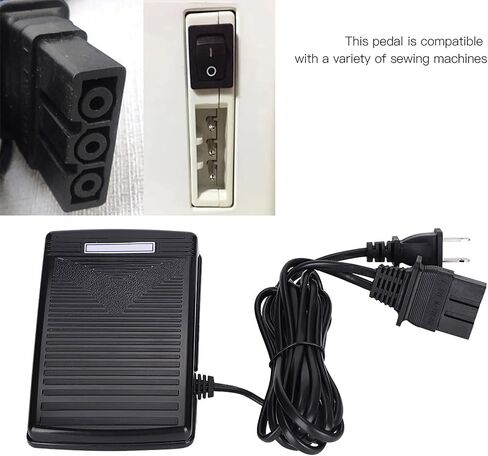 Sewing Machine Pedal Switch Home Machine Accessories Controller Sewing Device Textile Machine Stitching Machine Embroidery Machine Tailoring Machine Parts (110V flat plug US in Saudi Arabia