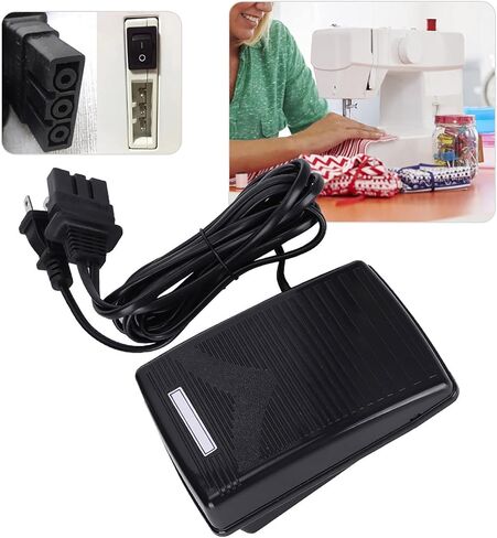 Sewing Machine Pedal Switch Home Machine Accessories Controller Sewing Device Textile Machine Stitching Machine Embroidery Machine Tailoring Machine Parts (110V flat plug US in Saudi Arabia