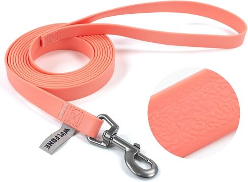10ft Pale Pink Long Leash - Waterproof Training Dog Leash for Recall, Swimming, Camping, Beach, Hunting, Walking（3m*19mm*2.7mm） in Saudi Arabia