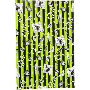 ورقة غلاف فضي Buffalo Beetlejuice المطبوعة التي تضم Beetlejuice و Sandworm ، 12 Count ، 20 "× 30" in Kuwait