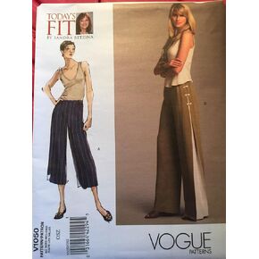 VOGUE PATTERNS V1050 Misses' Pants