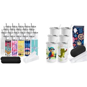 حزمة joyclub من 25 حزمة 20 أوقية تسامي tumblers و 6 pack 12 أوقية تسامي tumblers
