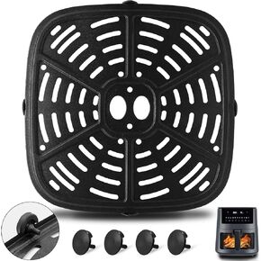Air fryer Replacement Parts for Holstein Housewares 8.4QT Dual Basket Digital Air Fryer, 8.5×6.1 IN Air Fryer Grill Pan Grill Plate Crisper Plate Accessories Tray Rack in Kuwait