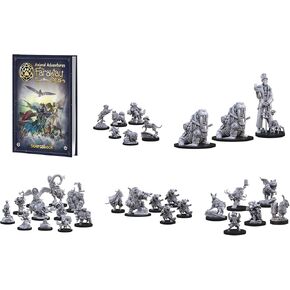 ألعاب steamforged Adventures Adventures Sea Sourbook مع 10 خرائط معركة مع المنمنمات: غزاة الساحل المفقود ، الوقت في زجاجة ، والحيوانات ، والقطط ، والكلاب من البحر البعيد (6 أشياء)
