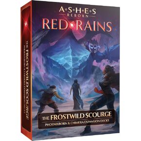 Ashes Reborn: Red Rains Frostwild Scourge Expansion Decks – Phoenixborn & Chimera Set for 1-2 Players, Ages 14+ – Requires Corpse of Viros & Master Set