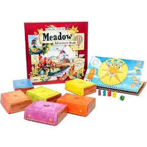 Meadow Adventure Book - Innovative Board Game Expansion with Watercolor Illustrations - Explore Nature Through Unique Scenarios! Ages 10+, 1-4 Players, 60-90 Minute Playtime, Made by Rebel Studio