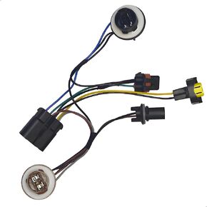 2-Pack Headlight Wiring Harness Compatible with Chevy Avalanche Tahoe Suburban 1500 2500 2007 2008 2009 2010 2011 2012 2013 2014 Replacement for 15950809 15782377