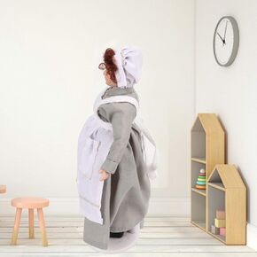 ملحقات Dollhouse Miniature Porcelain Dollhouse دمية مصغرة للسيراميك للدمى (Chef)