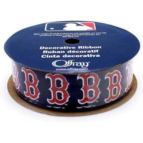 Boston Ribbon 7/8 "بوصة من 9 أقدام - مرخص رسميًا ، أزرق