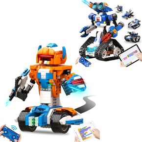 App Robot x 12-in-1 App RC Robot و Robot J 6-in-1 TOMBLAIND STEM TOY
