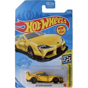 Hot Wheels '20 Toyota GR SUPRA ، [أصفر] 178/250 رسومات السرعة 5/10