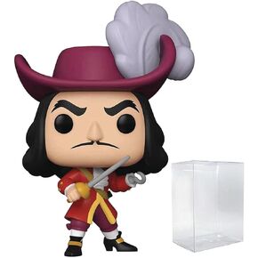 POP Disney: Disneyland 65th - Captain Hook Funko Vinyl Figure (Bundled with Compatible Box Protector Case), Multicolor, 3.75 inches
