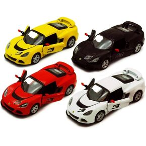 Kinsmart 2012 Lotus Exige S 1:32 Scale Stripe 5 "setof4