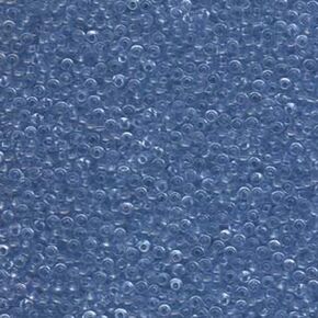 Light Cornflower Blue Transparent Miyuki Japanese Round rocailles Glass Seed Beads 11/0 Approximately 24 gram 5 inch Tube