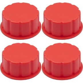 1/2/𝟱 𝗚𝗮𝗹𝗹𝗼𝗻 𝗚𝗮𝘀 𝗖𝗮𝗻 𝗖𝗮𝗽 - Durable Replacement Lid for Gasoline Cans, Perfect Fit for Midwest, Briggs and Stratton Gas Cans - Gas Can Cover Replacement(Pack of 4)