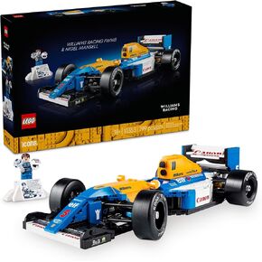 أيقونات Lego Williams Racing FW14B & Nigel Mansell F1 Model Car Kit - بناء البالغين ، تتراوح أعمارهم بين 18+ - F1 DIY Craft - هدية للتخرج -10353