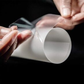 SW Transparent Matte Furniture Protective Film Oilproof Waterproof Heat Resistant Tabletop Cloth Adhesive Clear Stickers for Kitchen Dining Room Wood Countertop, 24Inchx10Feet