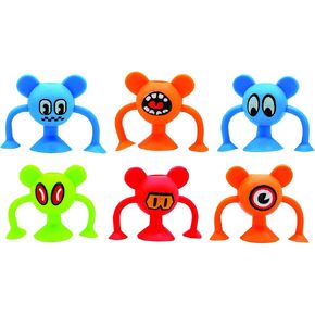 Raymond Geddes Suction Monster Pencil Stand (24 Pack) - A Colonful Desk Pet for Kids - Cool School Supplies