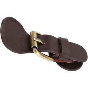 قفل مشبك الحقيبة ، 1pc bacle buckle lock split splite hand hand accessories مع تركيبات البرونز (بنية) ، #713