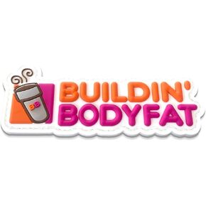 Buildin 'Bodyfat PVC Patch - بقع ميم مضحكة ، تصحيح الروح المعنوية التكتيكية العسكرية مع ربط الخطاف والحلقة ، بقع لطيفة للحقائب ، الزي العسكري ، الجينز ، السترات ، السترات ، القبعات والمزيد